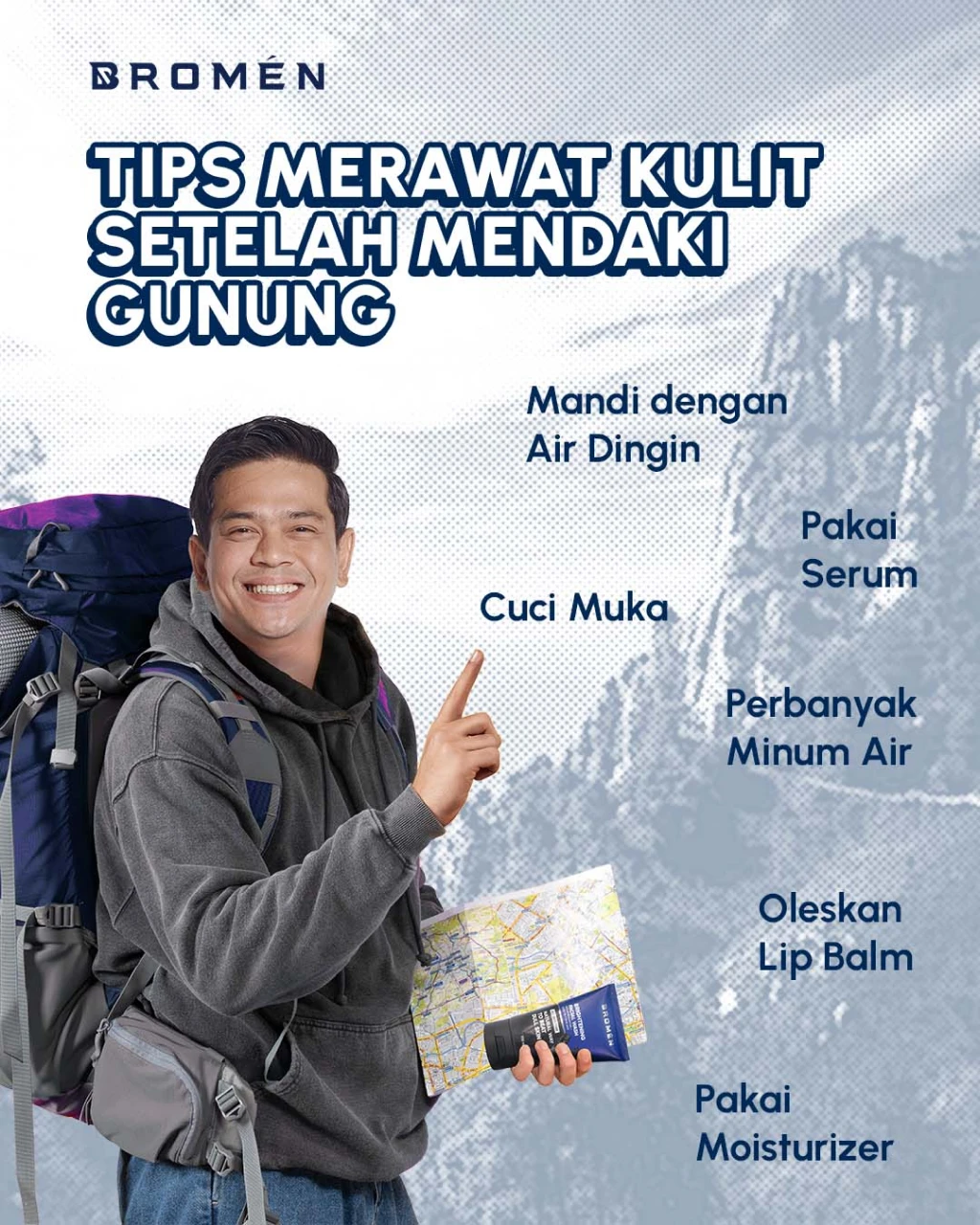 tips merawat kulit setelah mendaki gunung