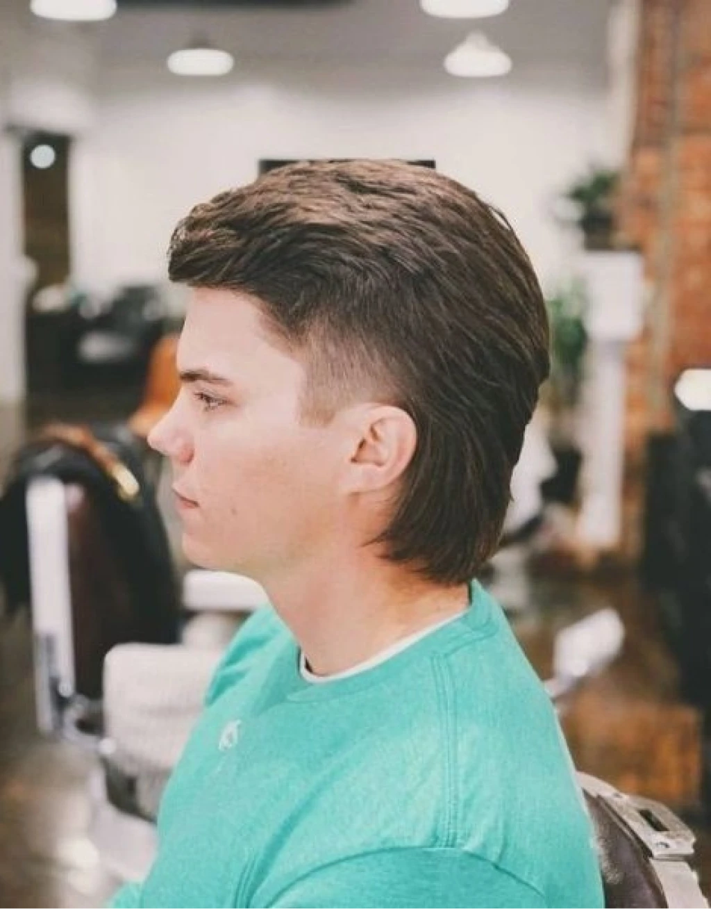 straight mullet