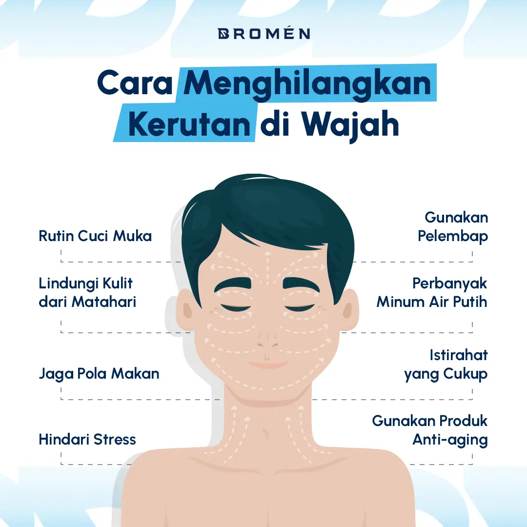 cara menghilangkan kerutan di wajah dengan cepat